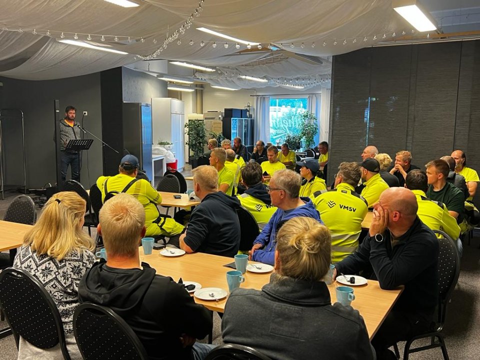 Jusan lähtökahvitteluja vietettiin Jyväskylän yksikön voimin elokuun lopussa. (Kuva: Kimmo Järvinen)